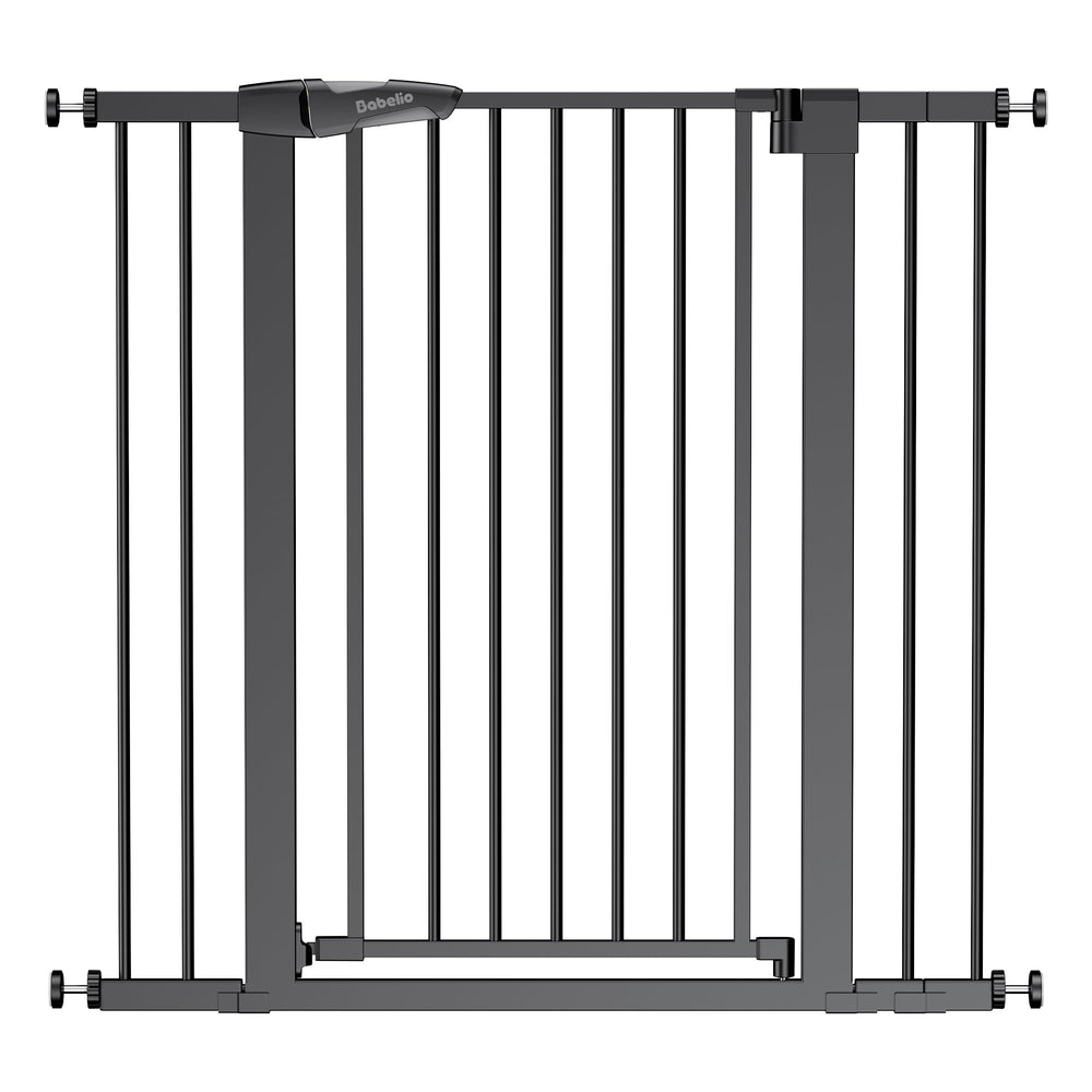 BABELIO 36 inch tall baby gate closed for doorway safety.