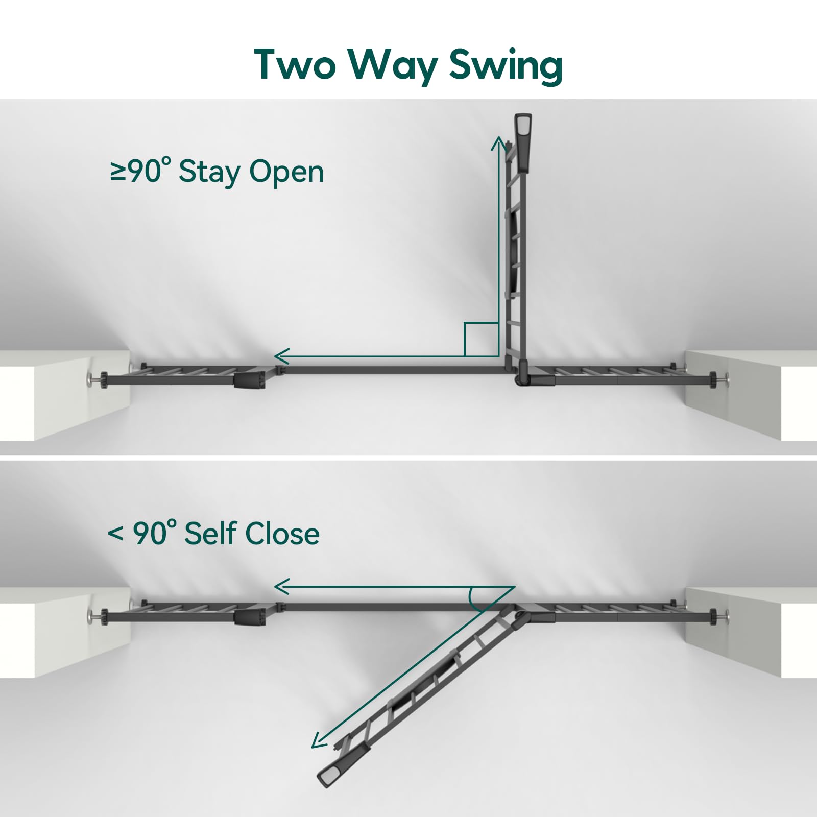 BABELIO all-steel construction offers durable, sturdy support for busy households.