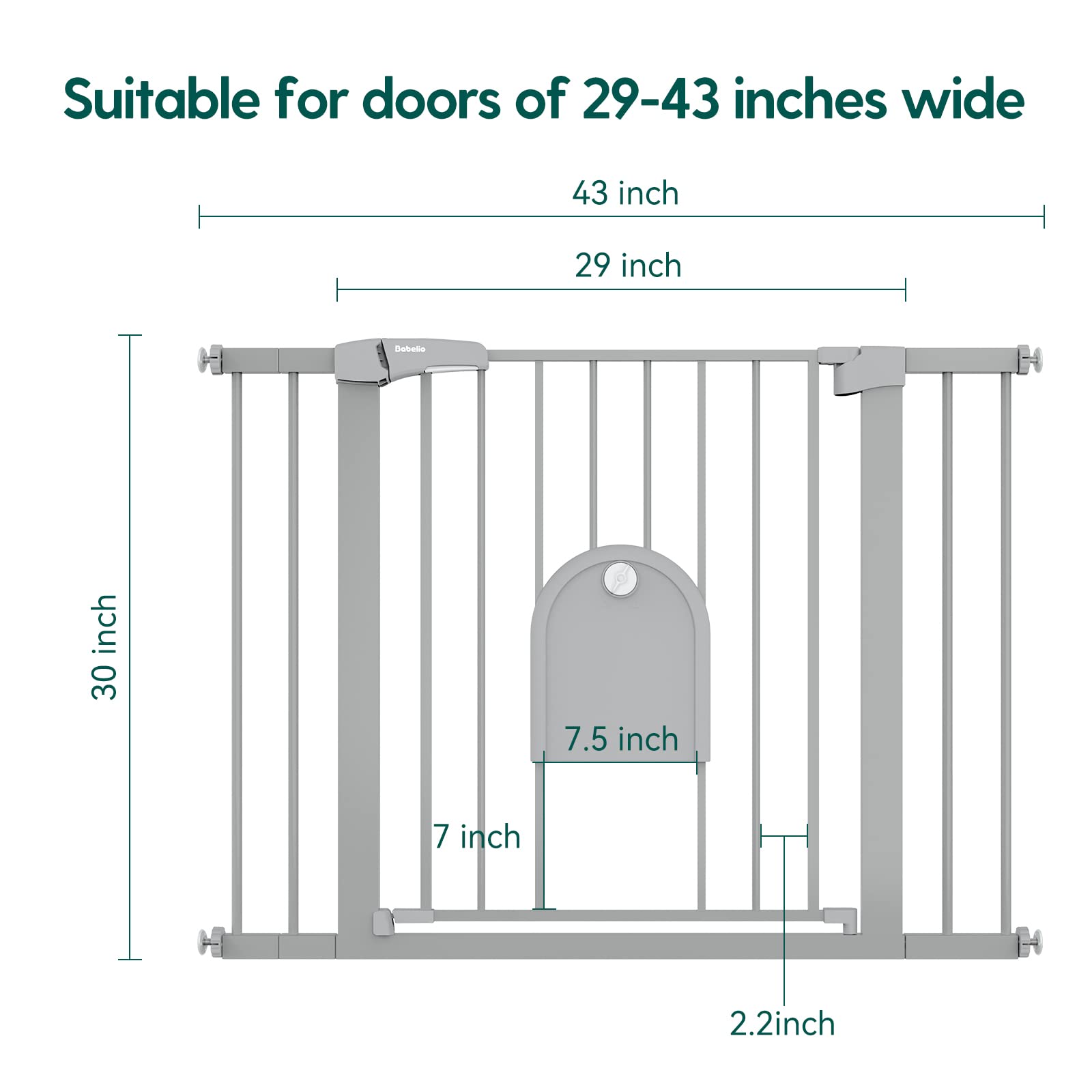 BABELIO easy pressure installation without wall holes