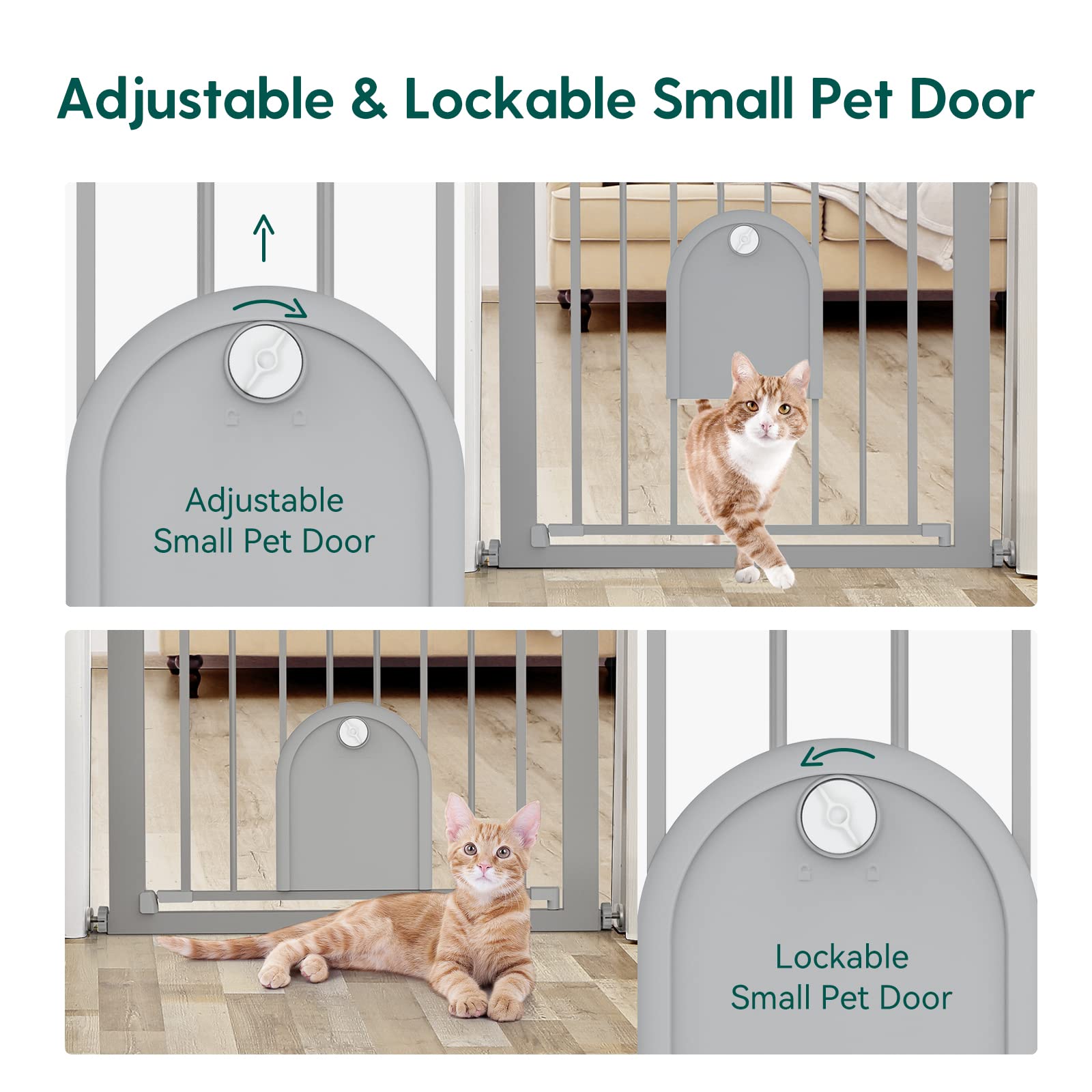 BABELIO gate small cat door for convenient pet access