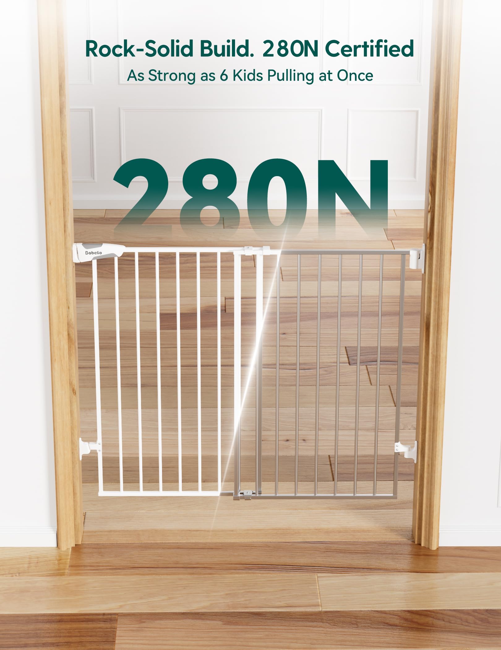 BABELIO auto-close feature supports hands-free, safe closing after passing through.