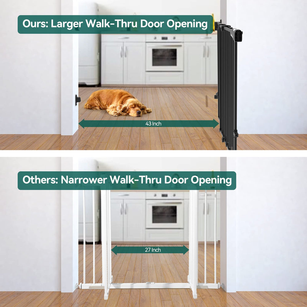 Babelio gate auto-close feature ensuring door closes behind you