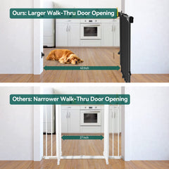 Babelio gate auto-close feature ensuring door closes behind you