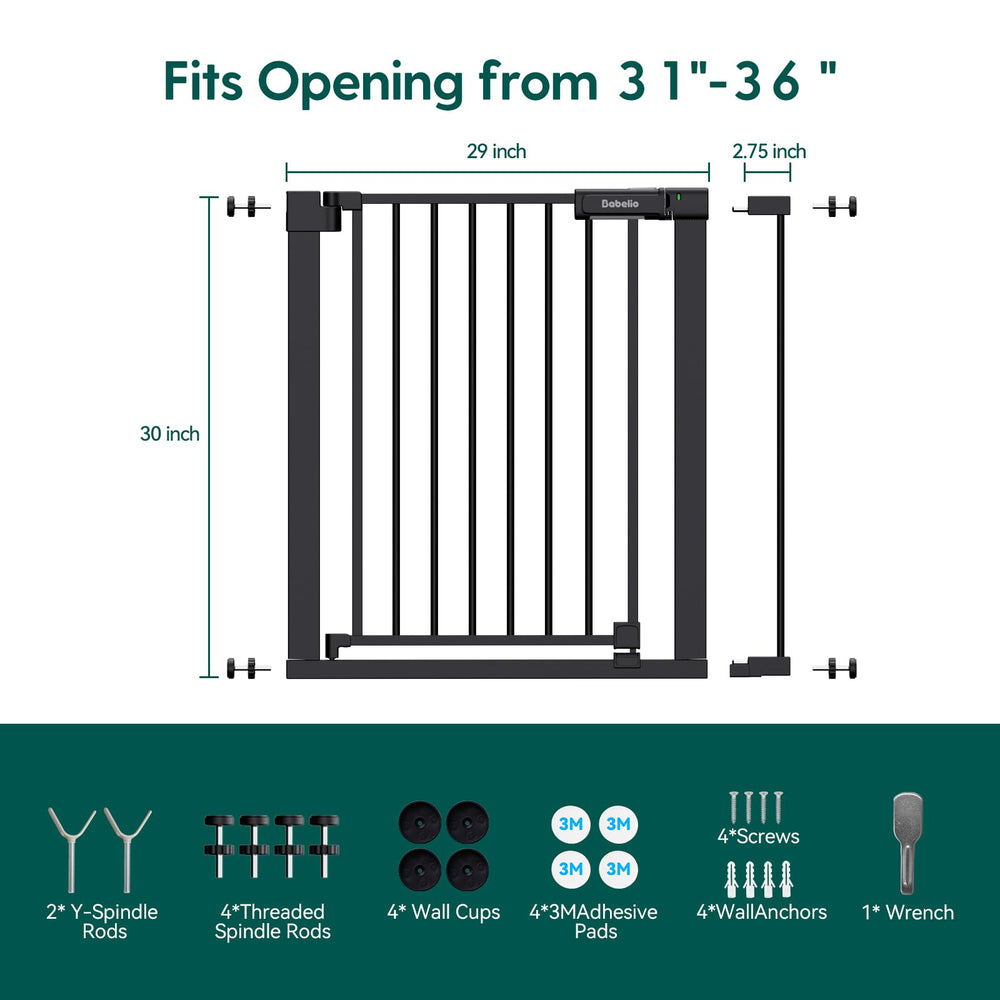BABELIO durable steel finish built for families with kids and pets