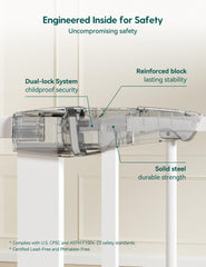 BABELIO gate pressure-mounted installation kit shown for quick setup