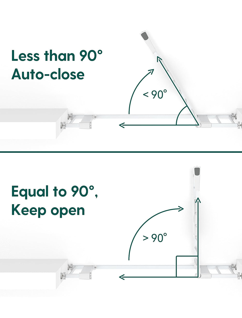BABELIO two way swing for convenient passage in either direction.
