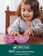 BABELIO 100% BPA-free silicone ensures safe, kid-friendly mealtimes.