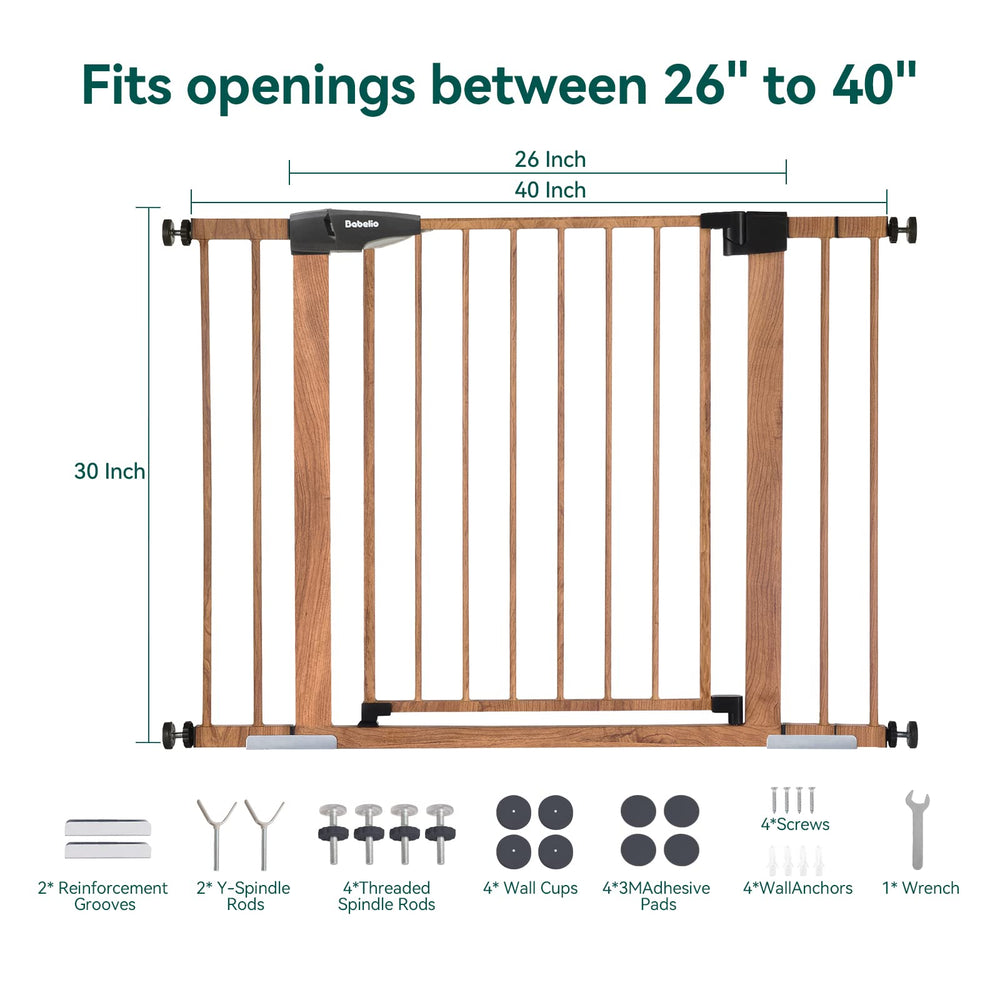 BABELIO quick-removal design stores gate easily when not in use