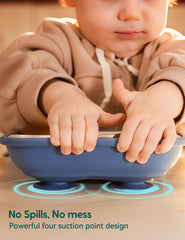 BABELIO divided design helps keep foods separate and scoop-friendly.