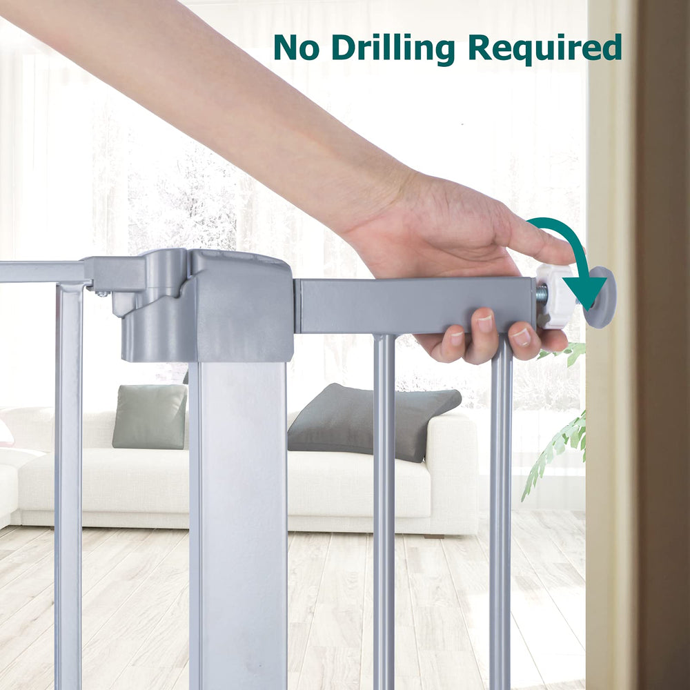 Door swing demonstrates safe, smooth operation for busy moments.