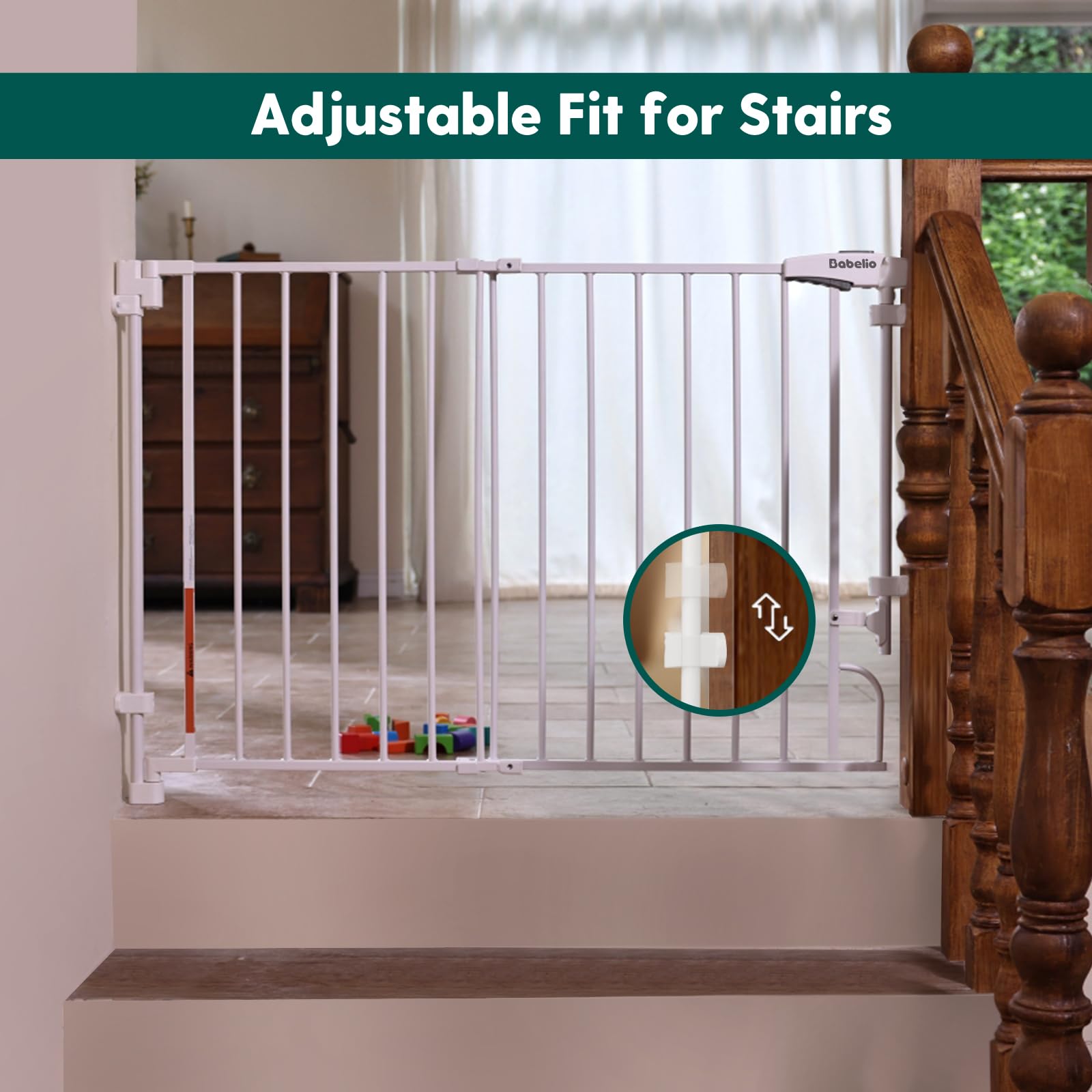 BABELIO Double Lock All-Steel design provides strong protection for kids and pets.