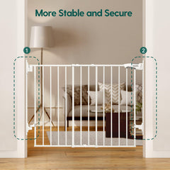 BABELIO dual vertical pole design simplifies setup with fewer parts.
