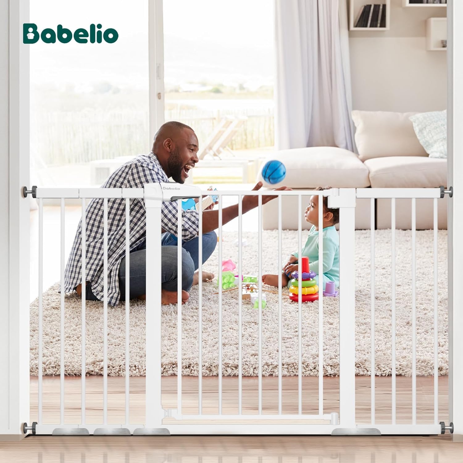 BABELIO extension kit expands to fit 29-55 inch openings.