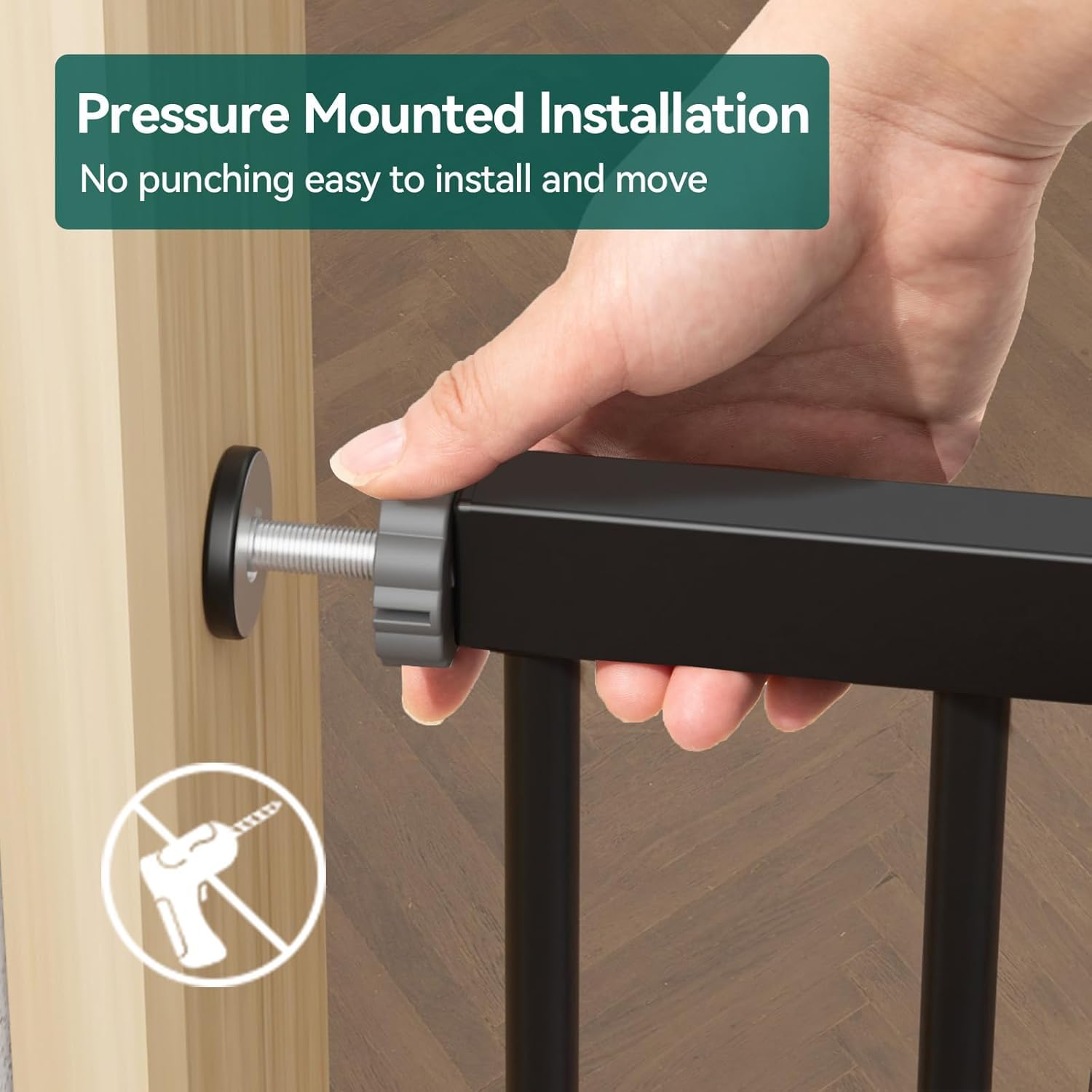 Babelio 11-inch extension added to widen the gate