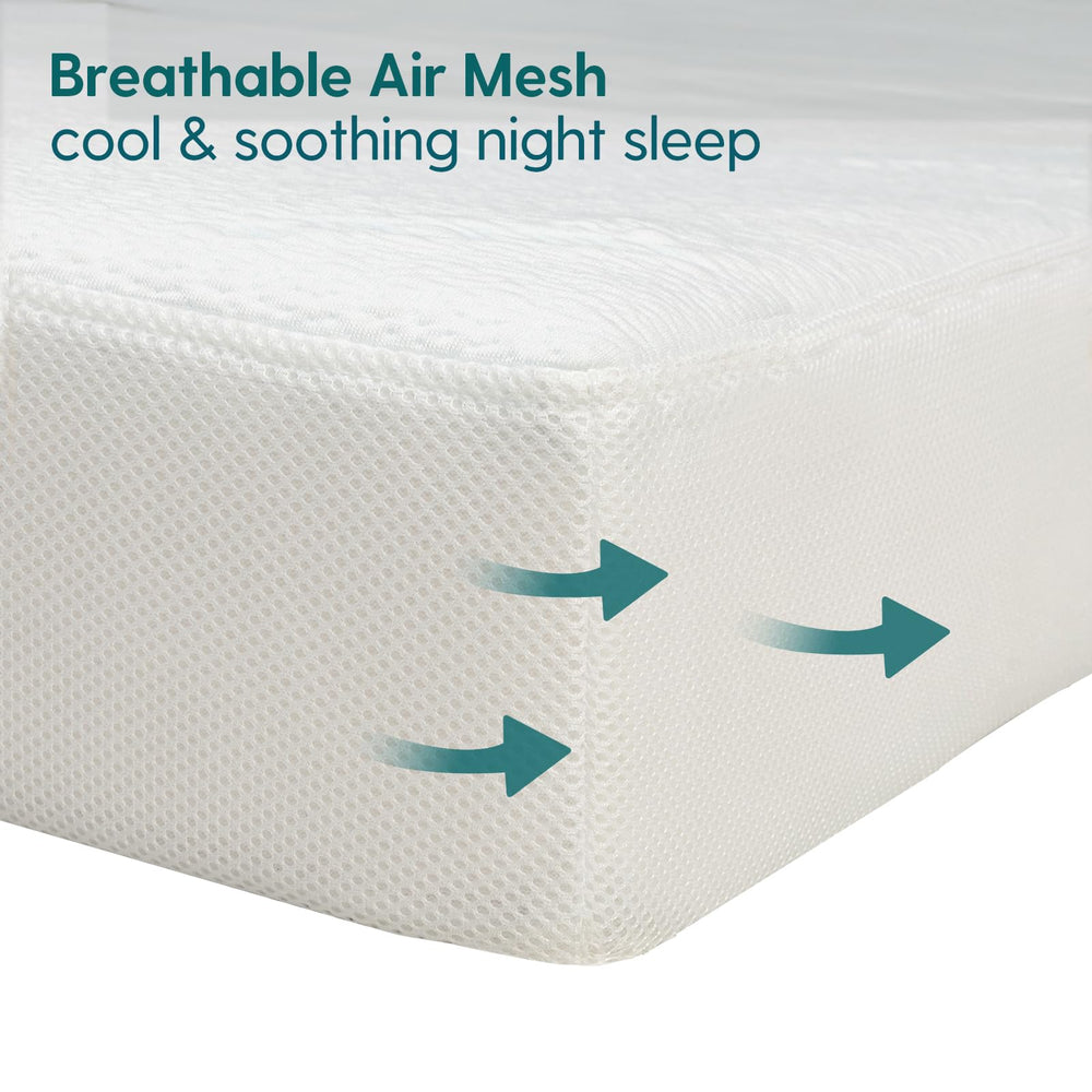 BABELIO machine-washable cover simplifies cleanup and maintenance.