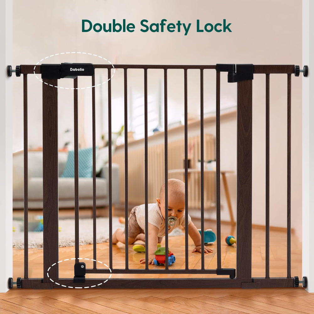 BABELIO double lock lever walk-through design for safe adult passage