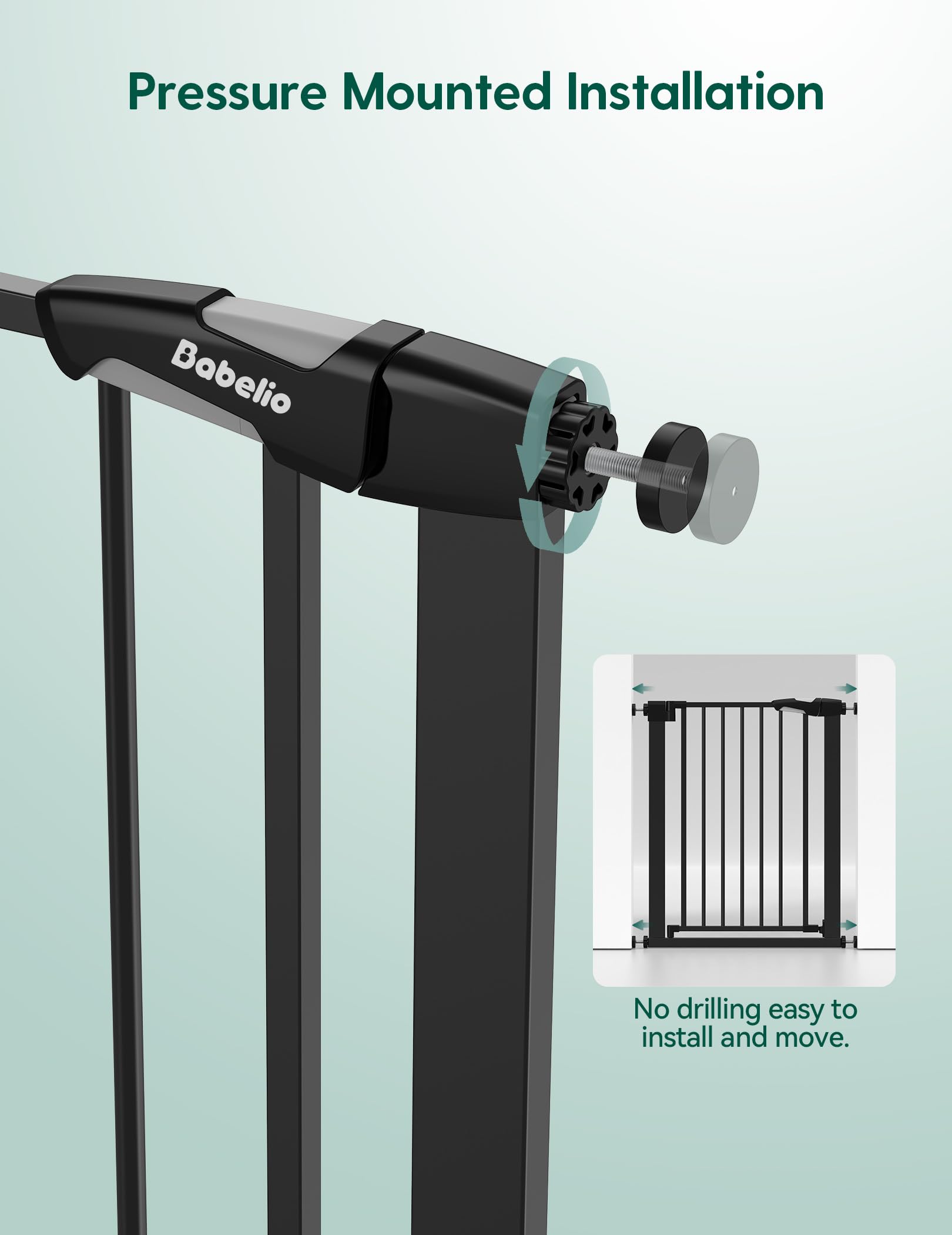 BABELIO 30-inch height provides sturdy containment.