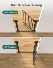 BABELIO auto-close feature helps keep kids and pets contained.
