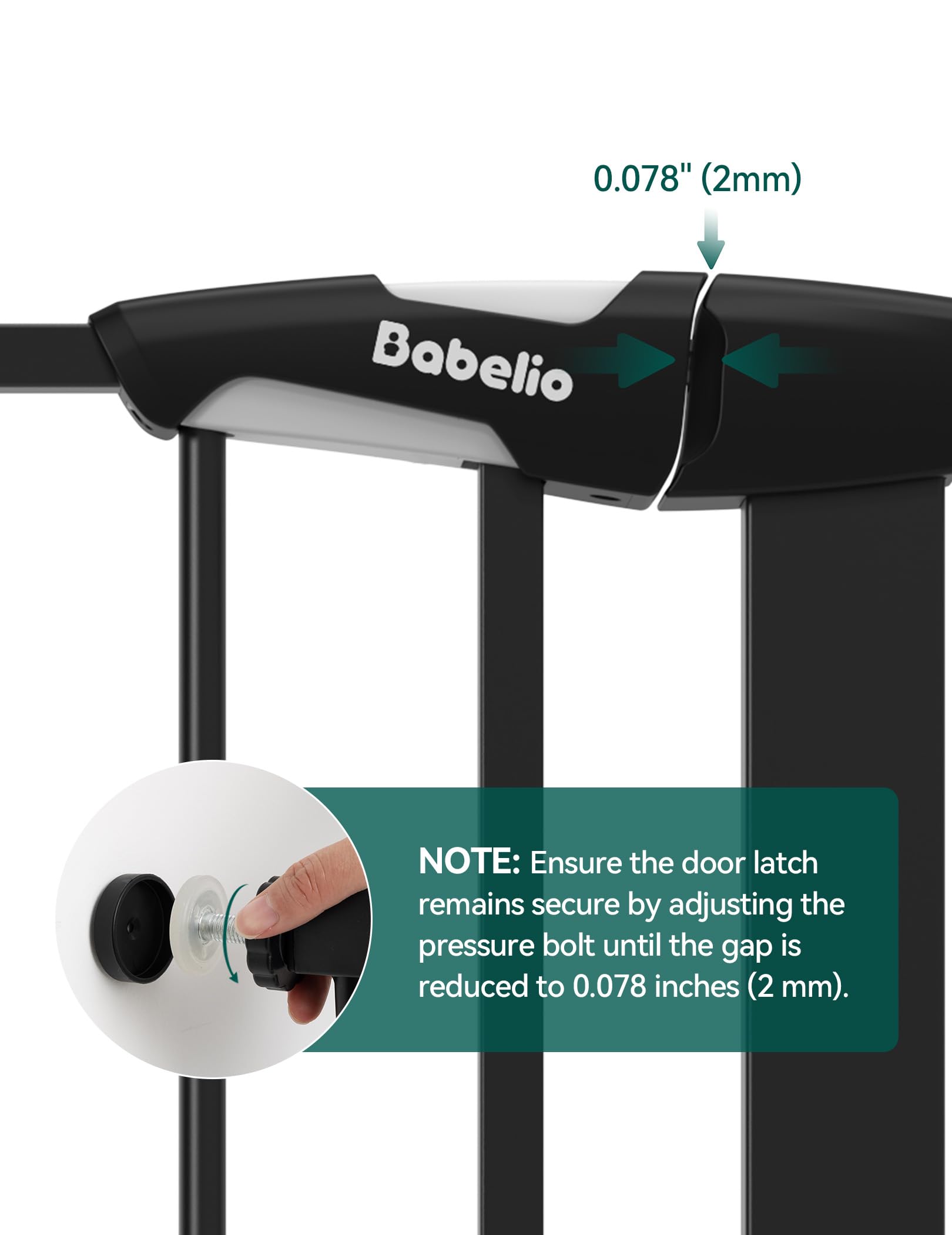 BABELIO black finish complements modern interiors.