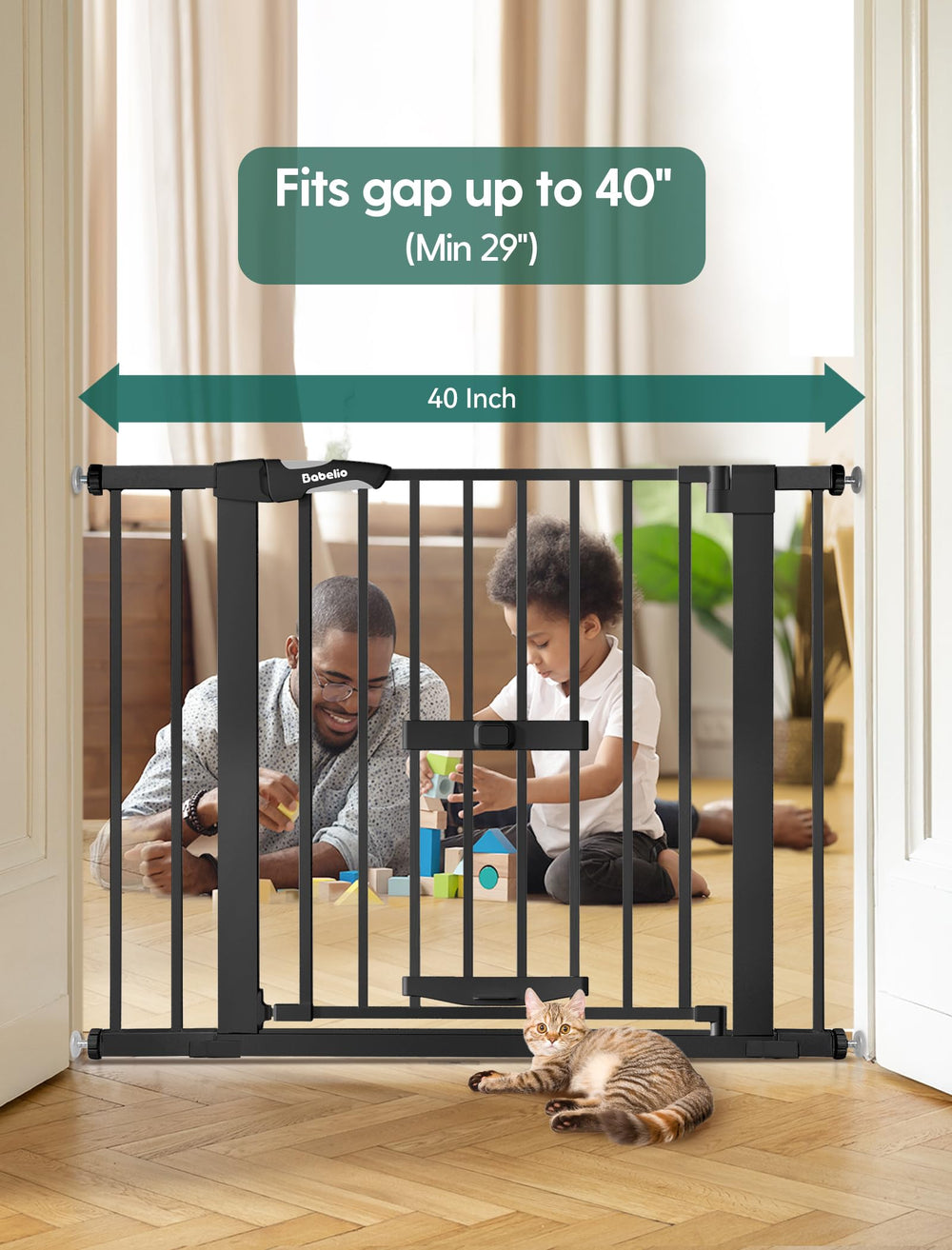BABELIO steel construction showcasing durability up to 210 pounds.