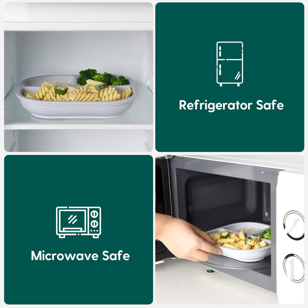 BABELIO oven-safe silicone plate transitions from fridge to table