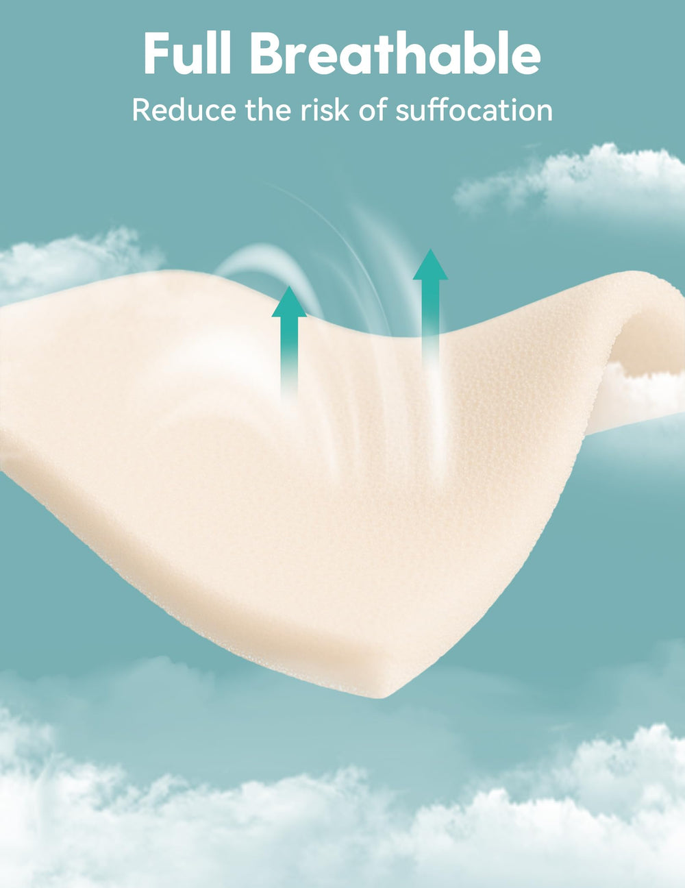BABELIO perforated cover demonstrating moisture-wicking and cooling benefits