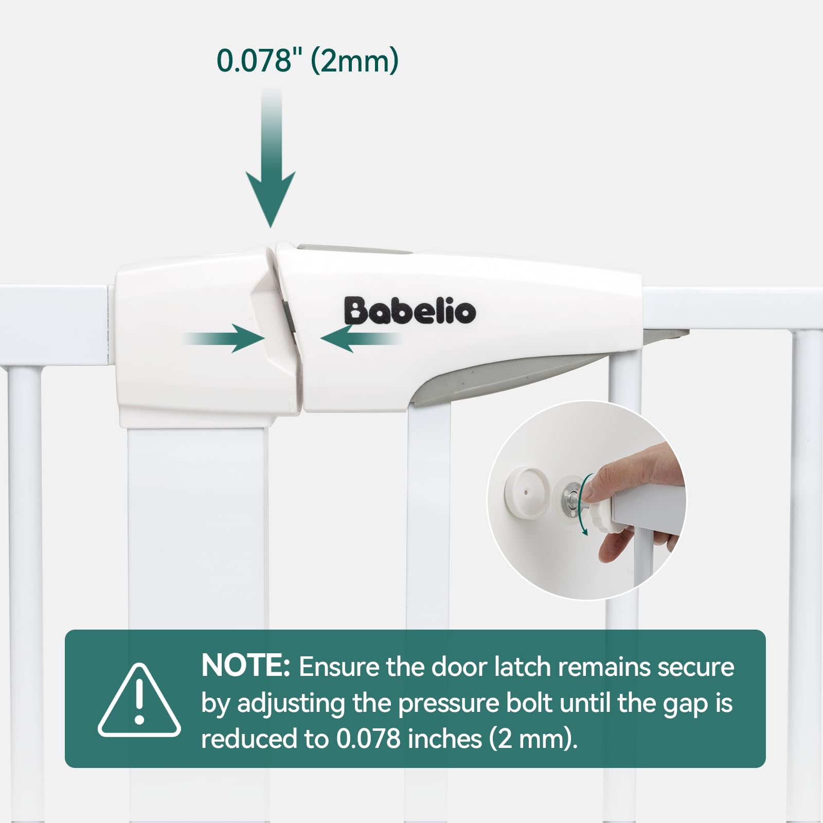 Babelio pressure installation setup is tool-free and straightforward