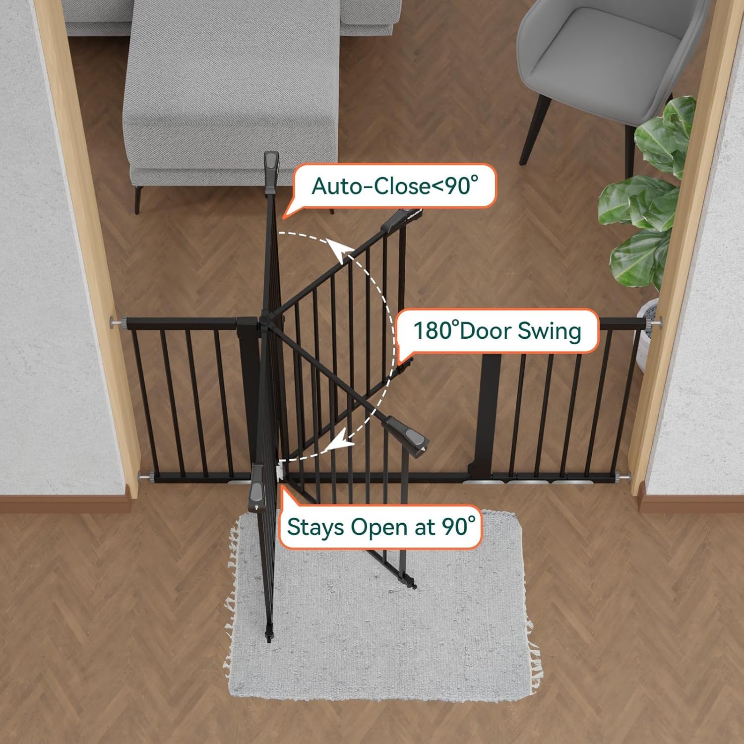 Babelio pressure-mount setup shown tool-free for quick installation