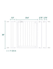 BABELIO Safety Gate 30-inch tall design prevents climbs and falls