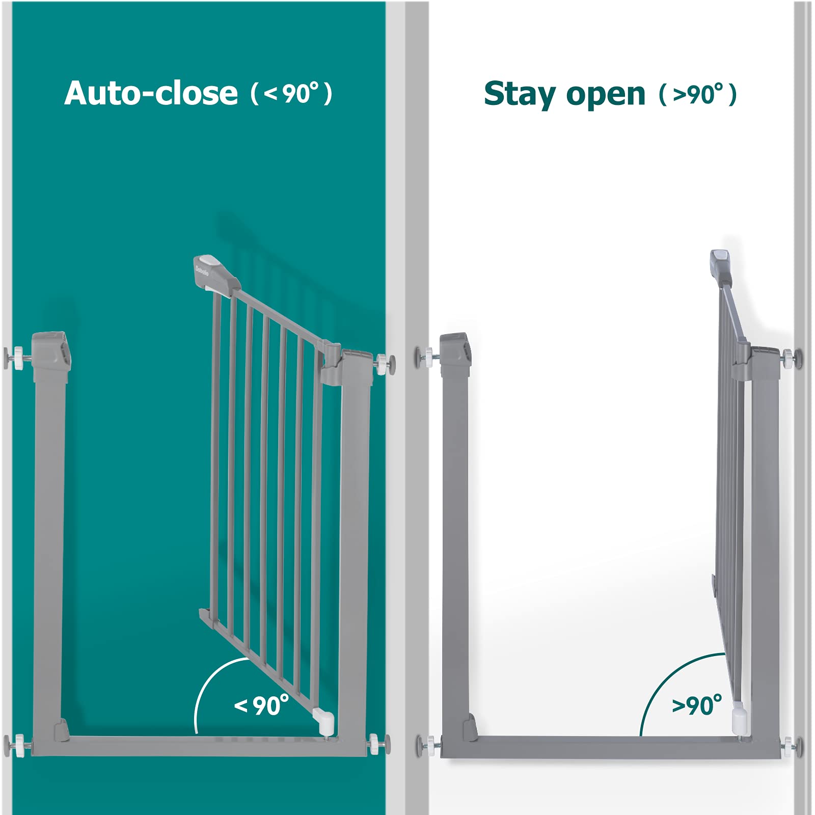 BABELIO 2.75-inch-tall gate silhouette fits low openings.
