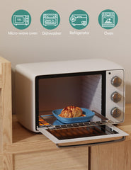 BABELIO suction plate dishwasher and microwave safe simplifies cleanup.