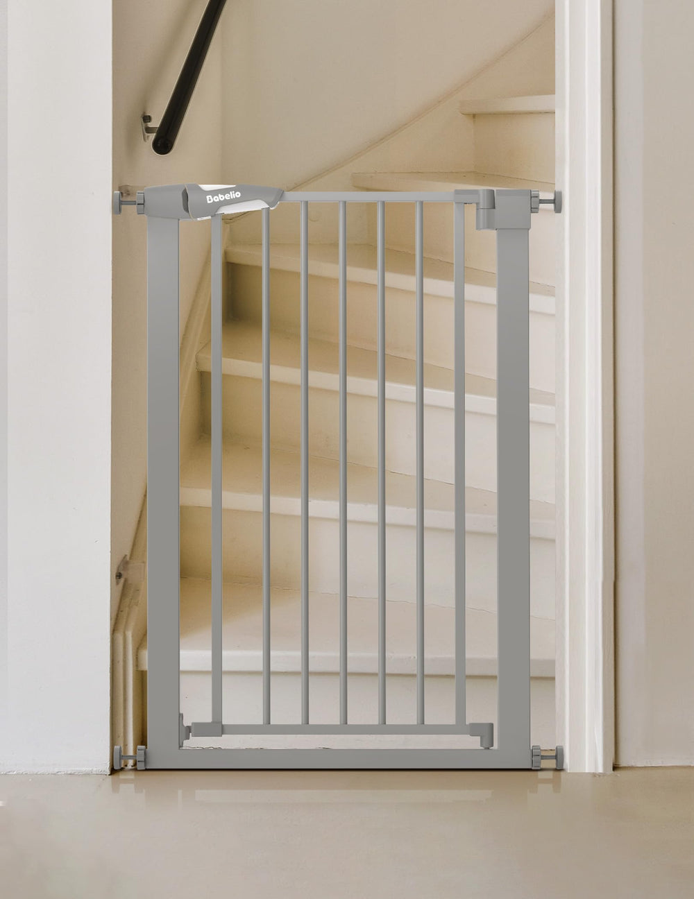 BABELIO tool-free installation with included wall cups and rods