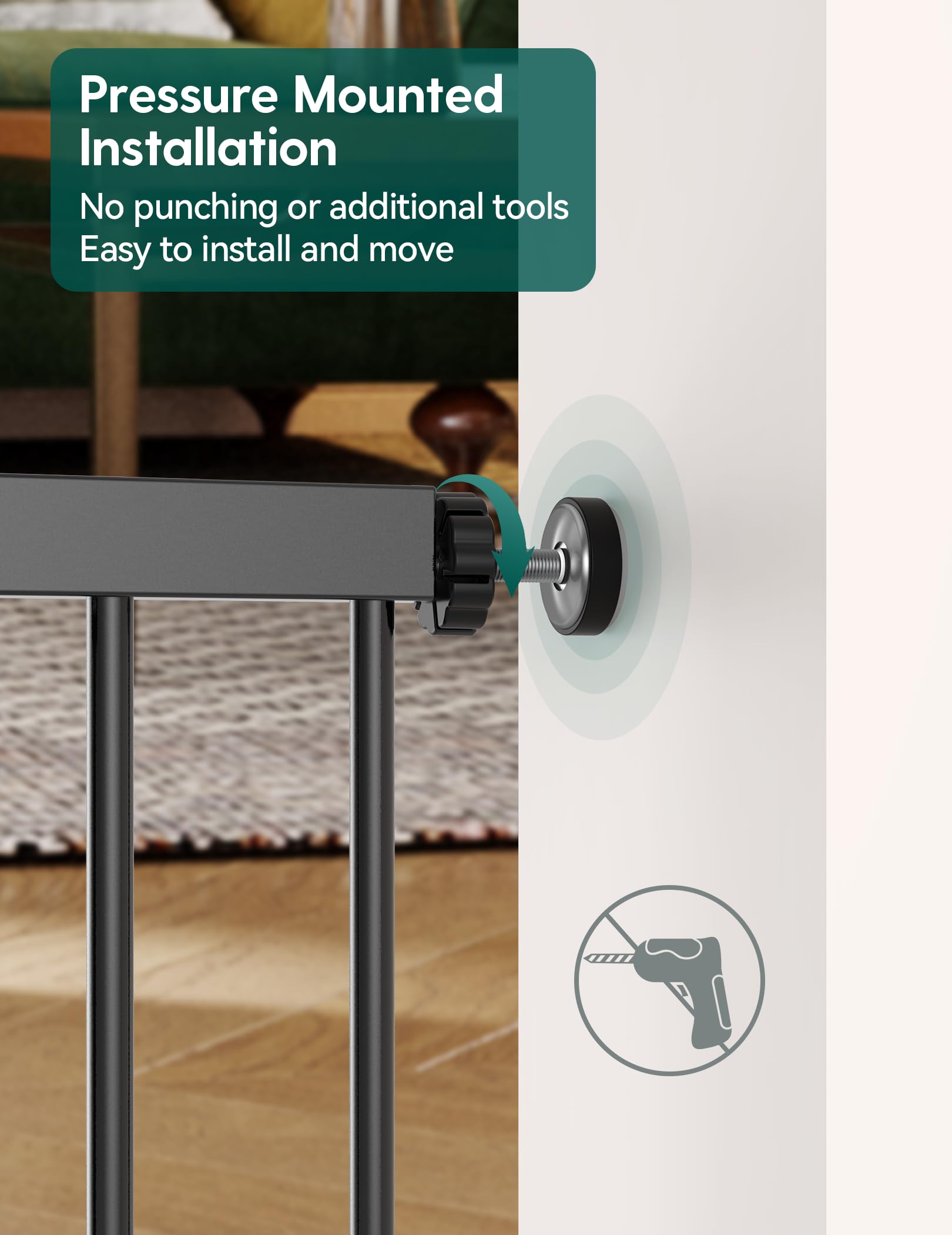 BABELIO Hardware included for flexible mounting options.