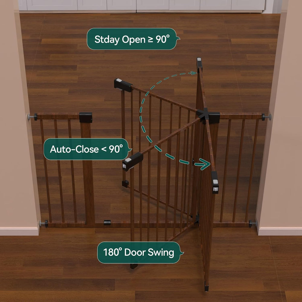 BABELIO wall cups protect walls while gate remains stable