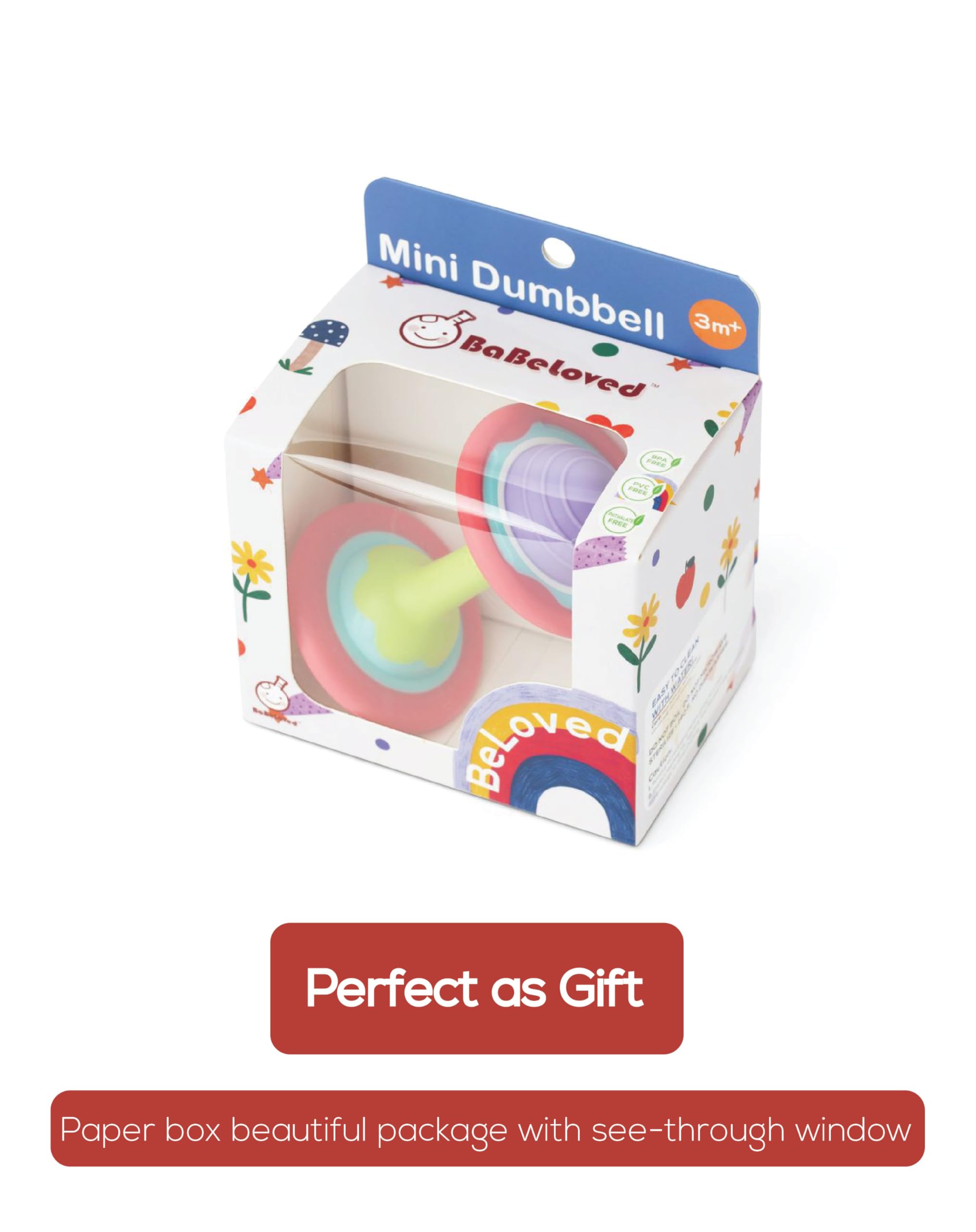 BaBeloved Montessori-inspired teether promotes independent exploration safely.
