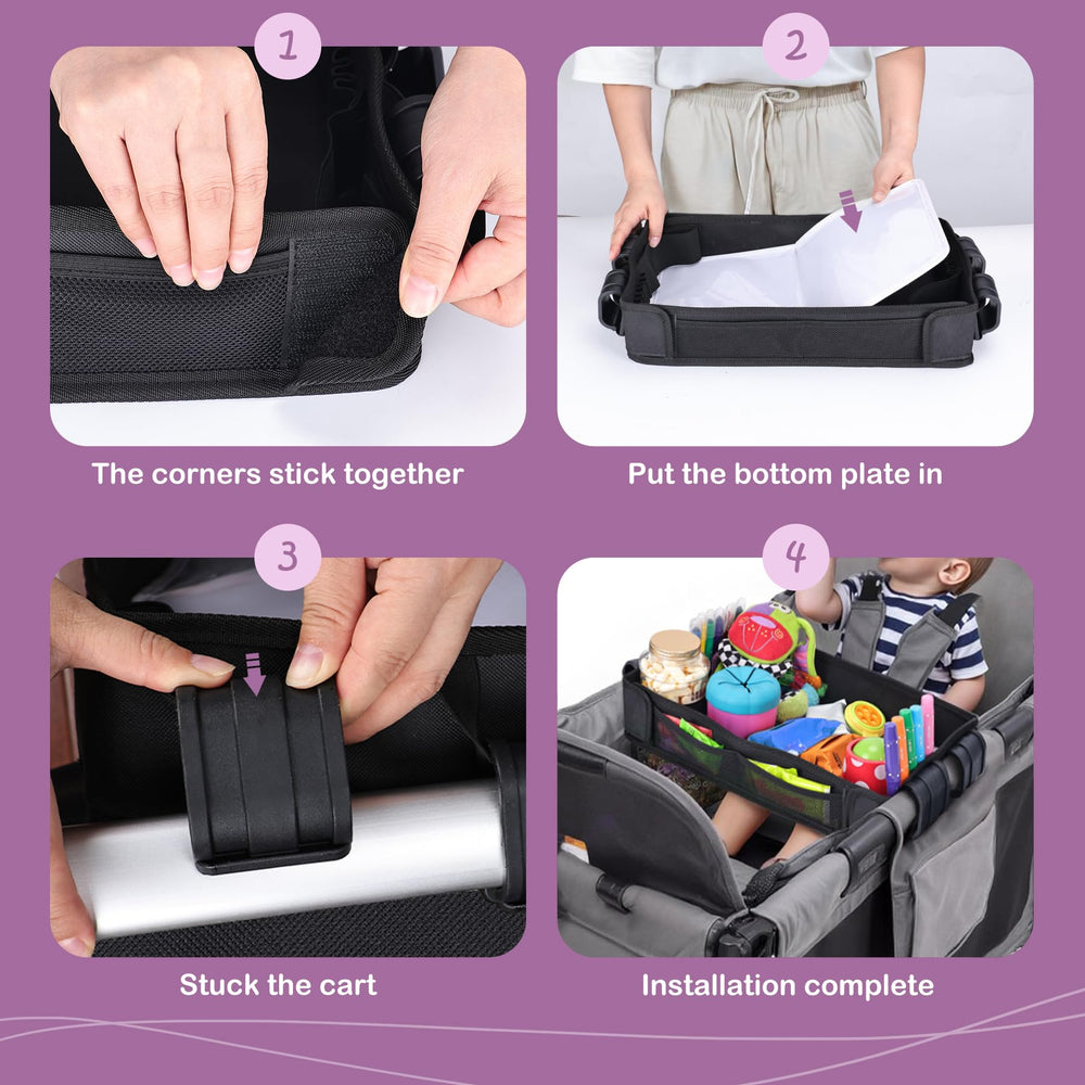 Babenest snack tray uses thickened durable material for daily use.