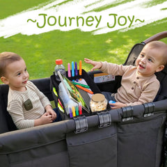 Babenest snack tray foldable design keeps it compact for storage.