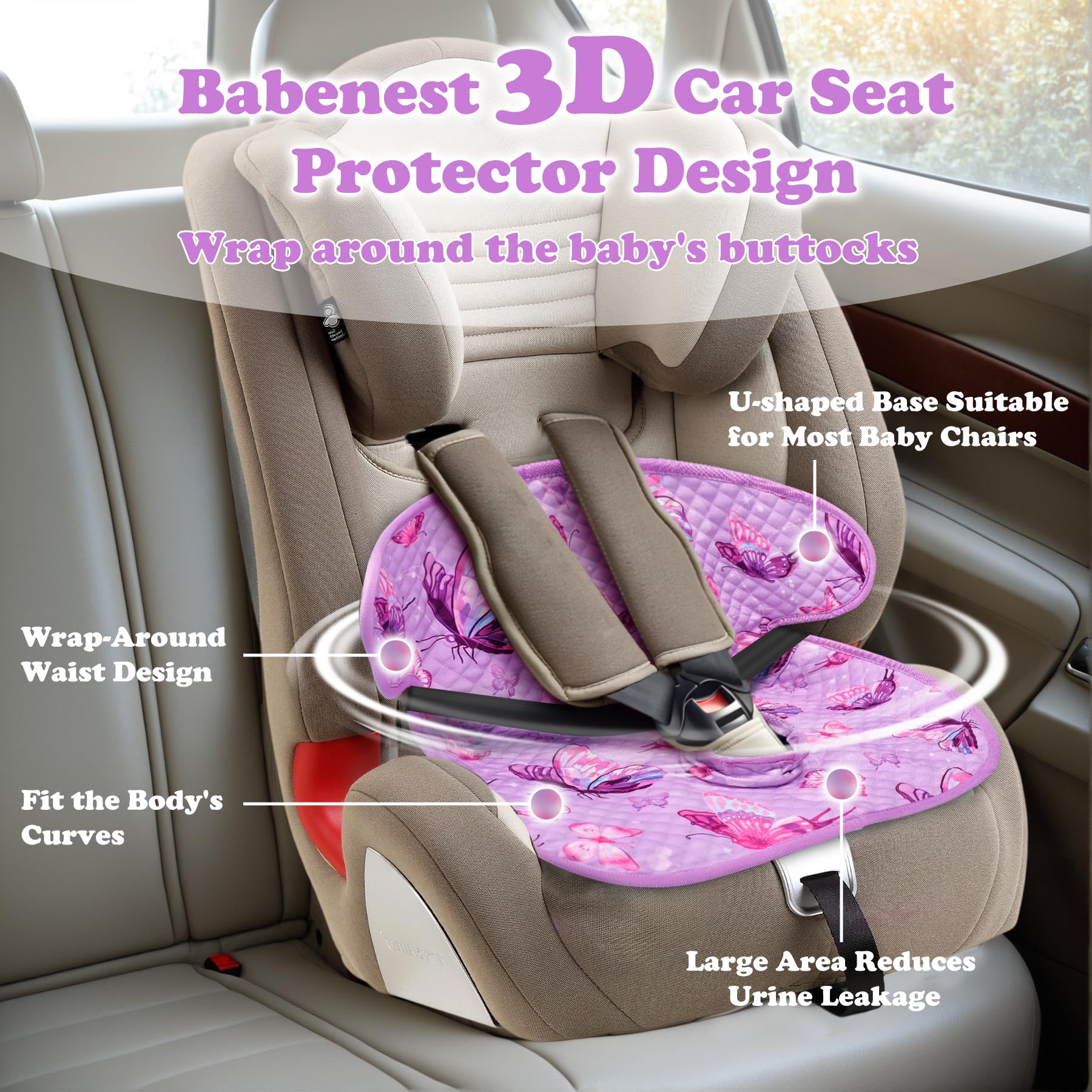 Babenest universal-fit design adapts to car seats and strollers