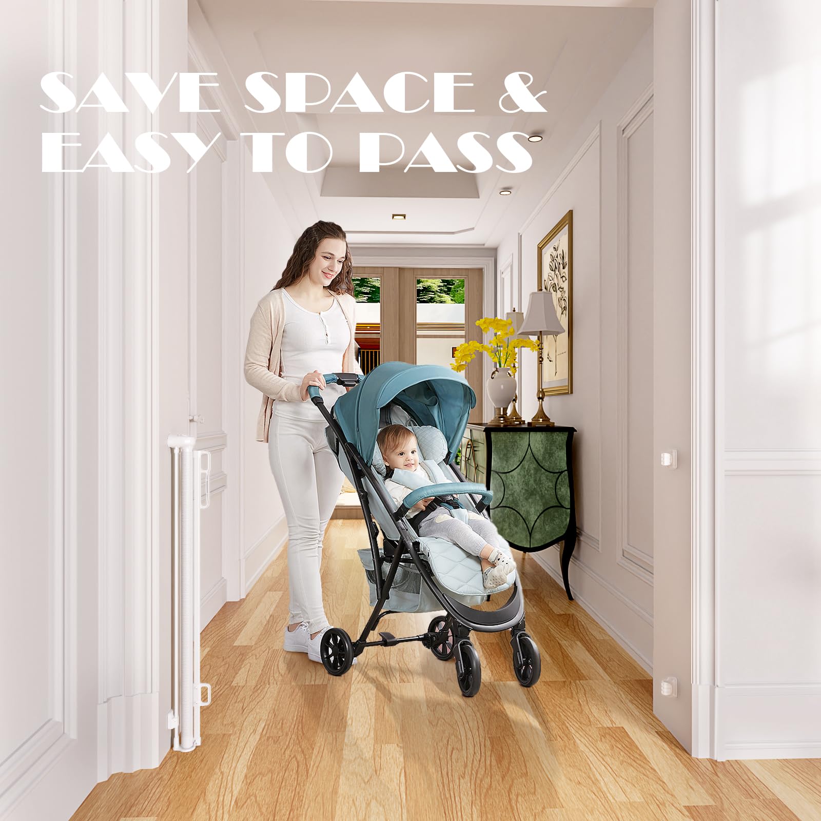 Babepai baseboard adjustable bracket fits various baseboards without damage.