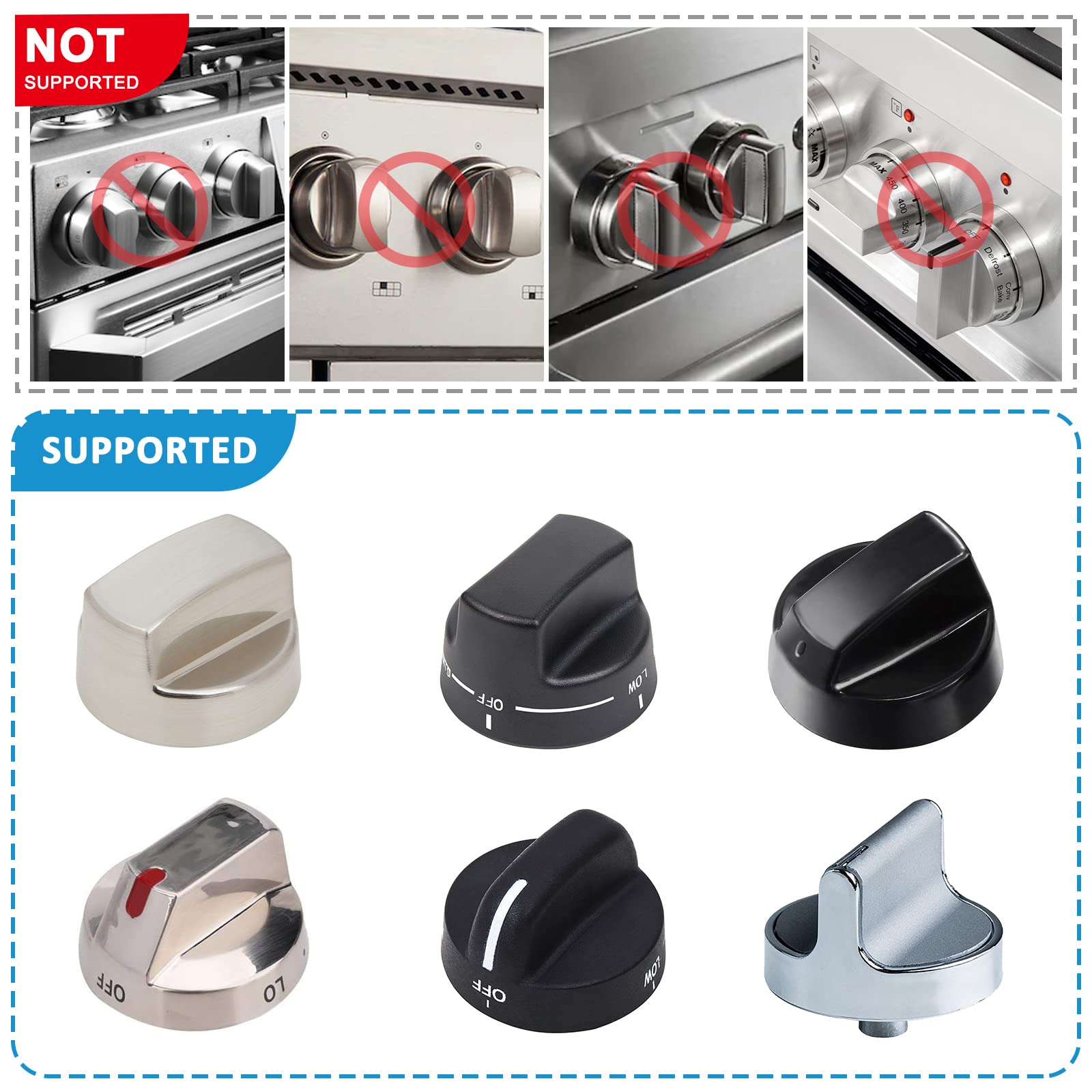 Babepai clear design blends with decor while protecting knobs