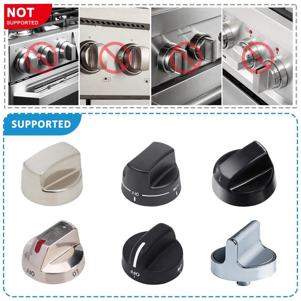 Babepai clear design blends with decor while protecting knobs