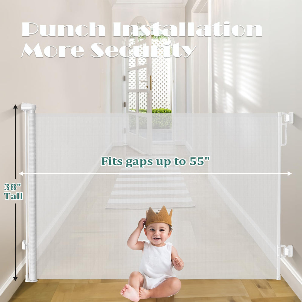 Babepai dog gate used outdoors on stairs and decks for accessibility.