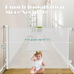 Babepai dog gate used outdoors on stairs and decks for accessibility.