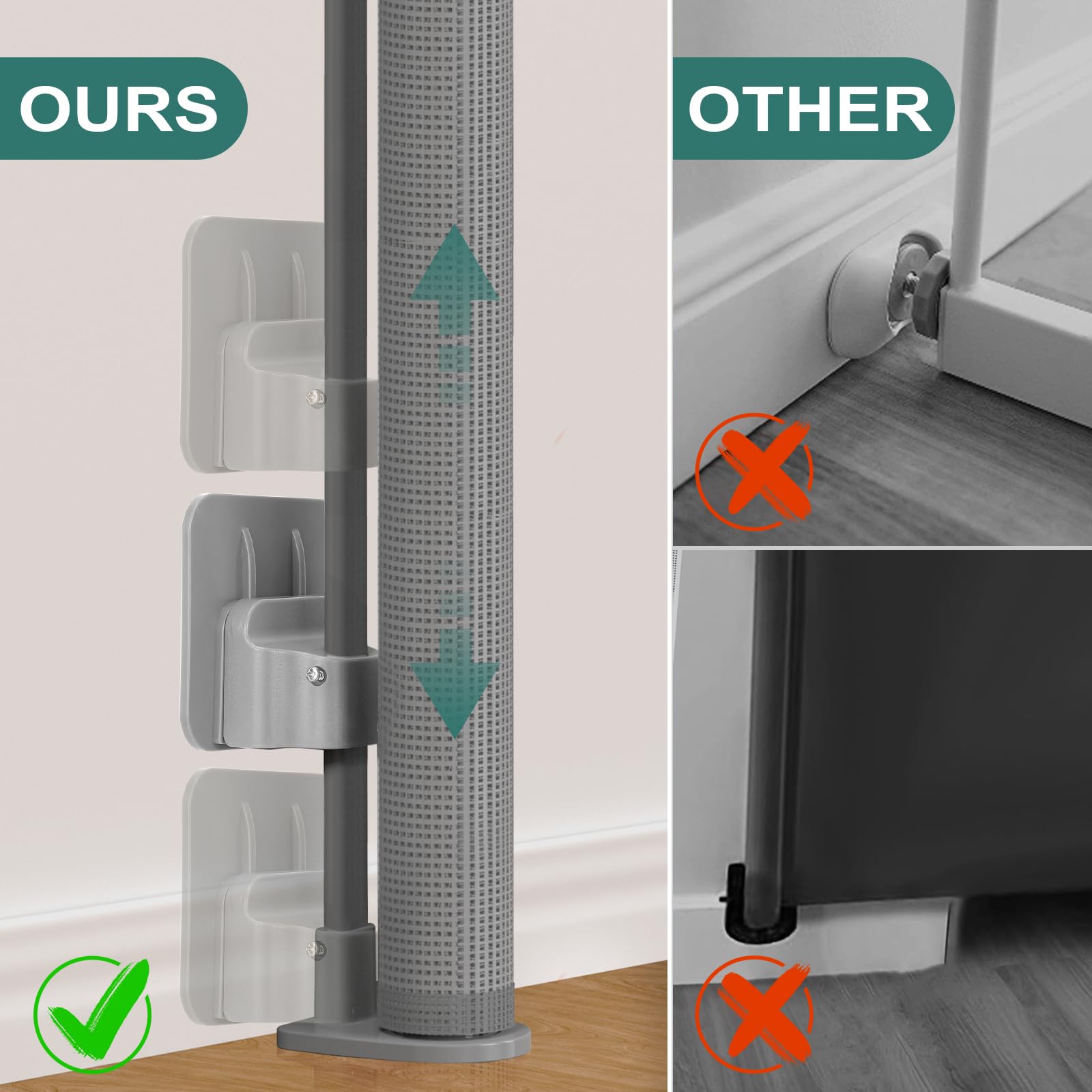 Babepai gift-ready baby gate suitable for families with kids and pets.