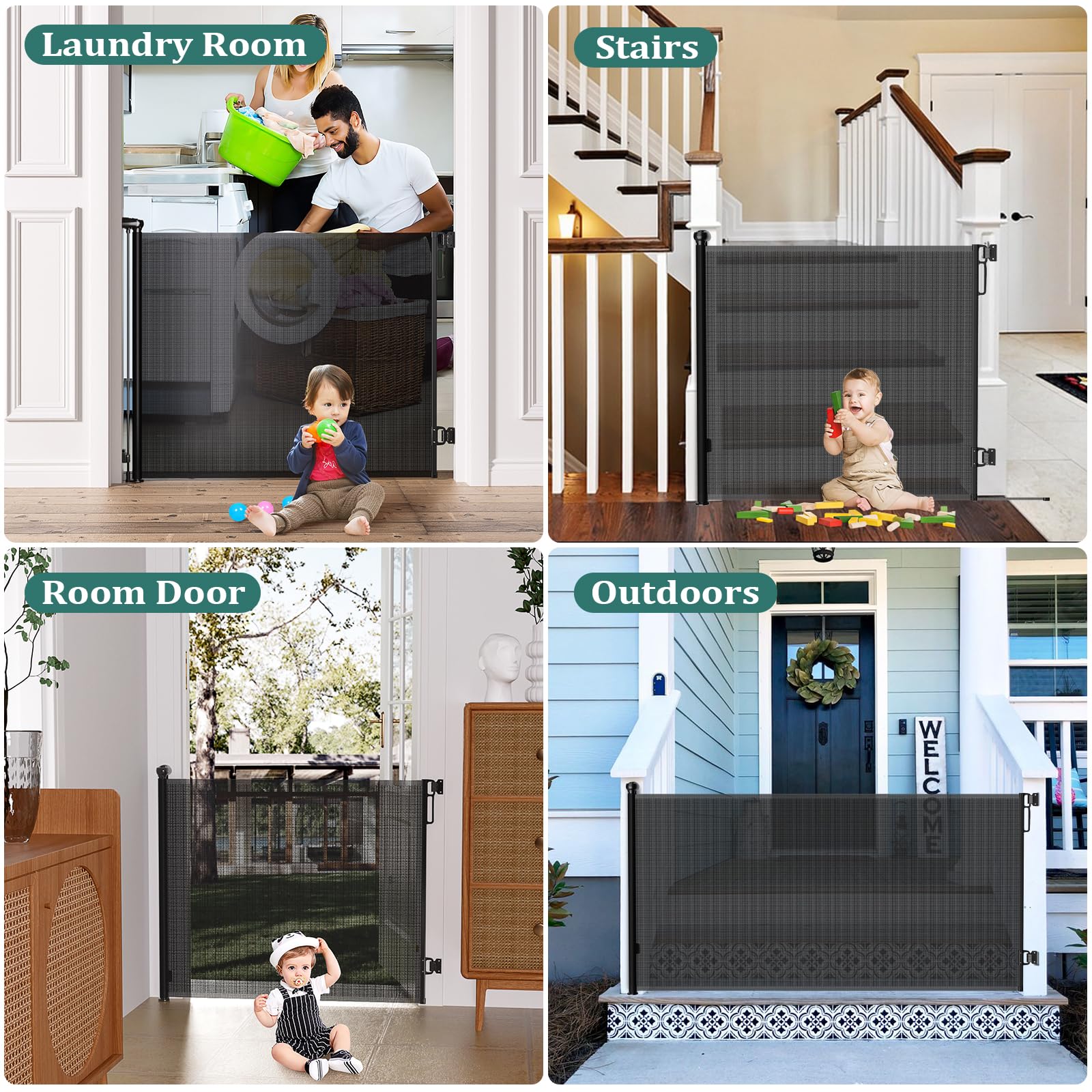Babepai lower-bracket-adjustment preserves baseboards during installation.