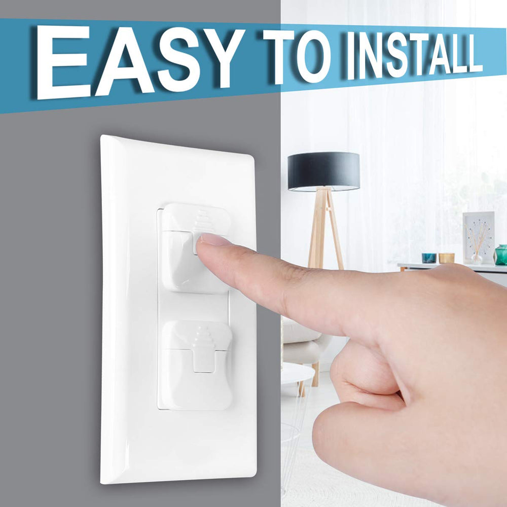 Babepai outlet covers 38-pack white easy install shows fast, tool-free setup.