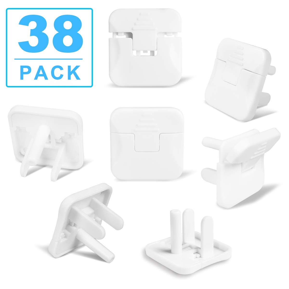 Babepai outlet covers 38-pack white in-use example confirms ongoing protection.