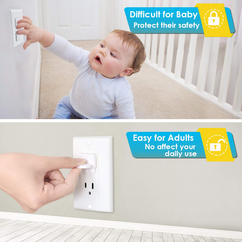 Babepai 38-pack white packaging illustrates an affordable baby-proofing solution.