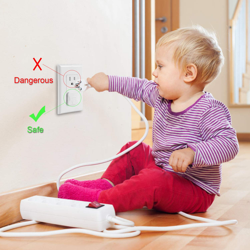 Babepai outlet covers 38-pack white product overview emphasizes value and safety.