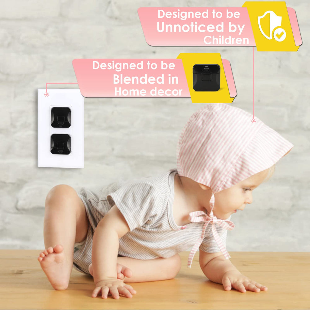Babepai outlet covers made of durable ABS plastic withstand daily use.